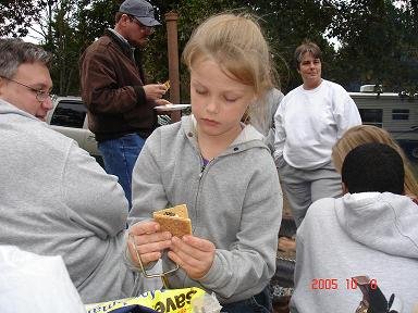 The building of a s'more