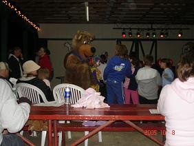 Karaoke dancing at Jellystone Park.JPG