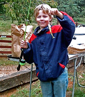 Rascal's Aaron and his fish