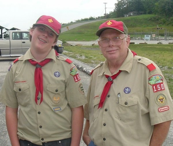 Andrew and his dad