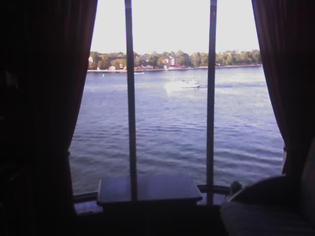 And...this is your view from inside the cabin