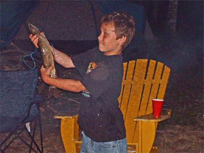 Aaron's first Pike - a 20 incher!