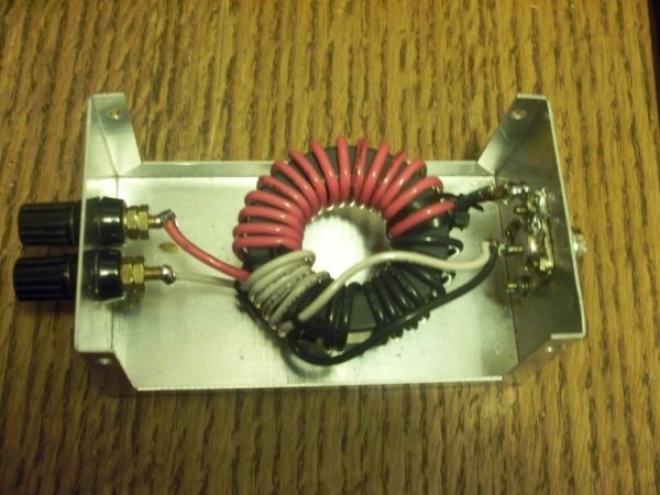 Home made 9:1 Balun (without cover)